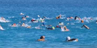 Salda Gölü’nde Triatlon heyecanı