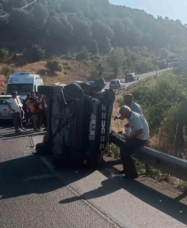 Isparta’da kaza: 5 yaralı