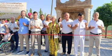 Safiye Soyman, vefat eden oğlu adına çeşme yaptırdı