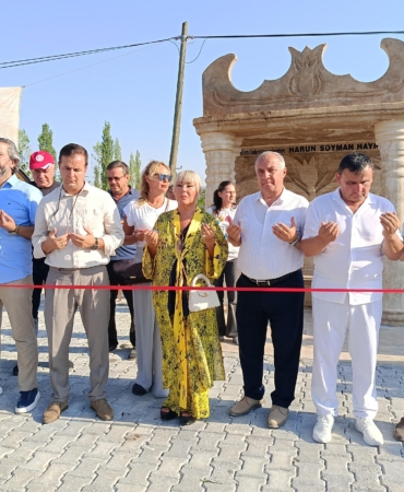 Safiye Soyman, vefat eden oğlu adına çeşme yaptırdı