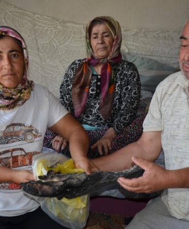 Evlerinde çıkan yangında 90 bin lira birikimleri de yandı