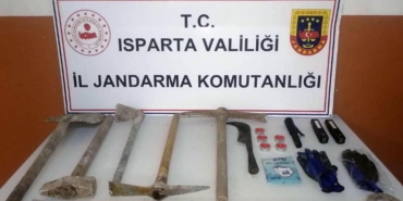 Kaçak kazıya suçüstü