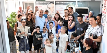 Başkan Uysal’dan sünnet çocuklarına ziyaret