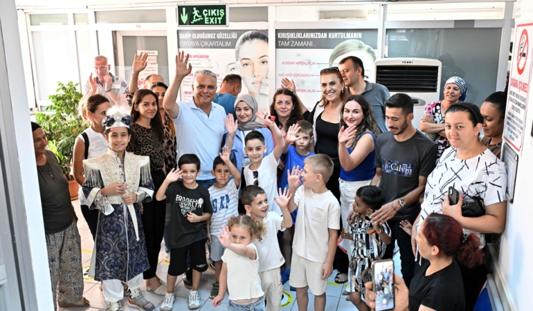 Başkan Uysal’dan sünnet çocuklarına ziyaret