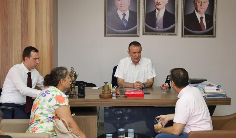 MHP’li Başkan, hemşehrilerini dinledi