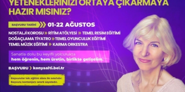 Konyaaltı’nda ‘Yaşam Boyu Sanat Kursu’