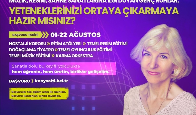 55 Yaş Üstü İçin Yaşam Boyu Sanat Kursları!