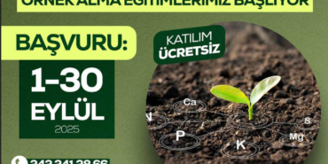 Antalya’da Üreticilere Ücretsiz Eğitim Desteği!