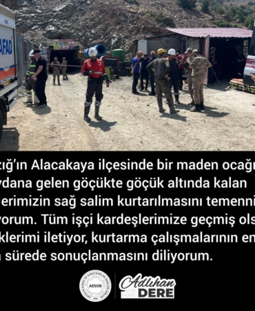 Elazığ’daki Maden Göçüğünde Umutlu Bekleyiş