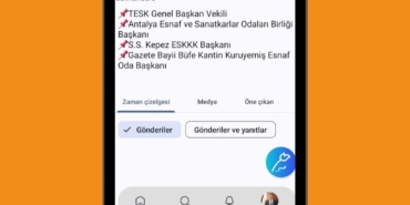 Esnafın Sesi NeXT’te! Beni Takip Edin!