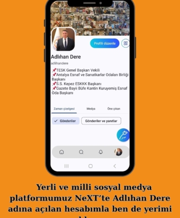 Esnafın Sesi NeXT’te! Beni Takip Edin!