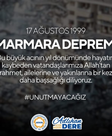 Unutmadık! 17 Ağustos Depreminde Kaybettiklerimiz