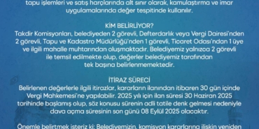 Emlak Vergisi İçin Arsa Değerleri Belirlendi!