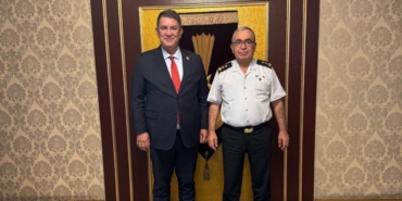 Esnaf Başkanı’ndan Tümgeneral Yıldız’a Ziyaret