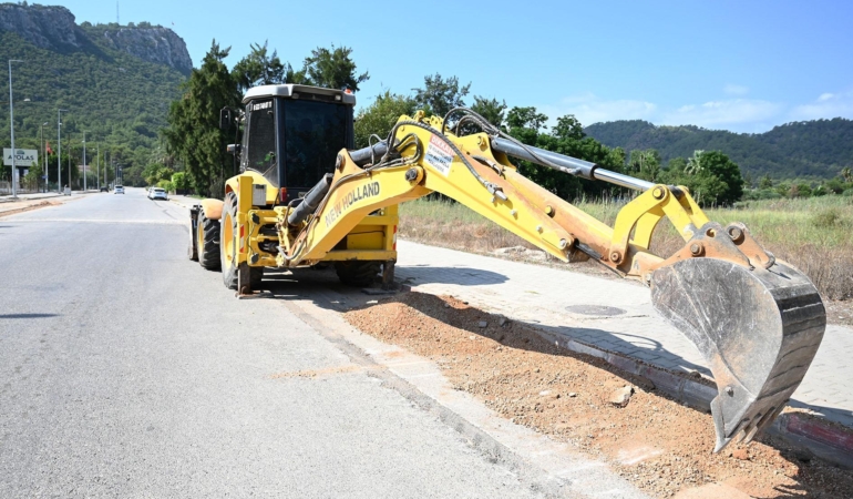 Kemer’de altyapı çalışmaları