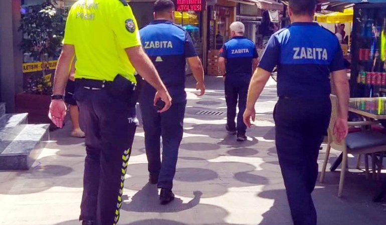 Zabıtadan sokak denetimi