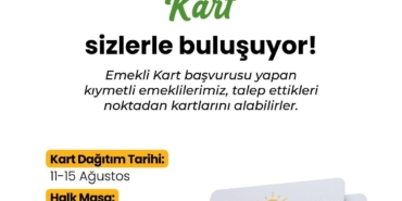Konyaaltı’nda Emekli Kart için geri sayım
