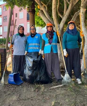 Alanya’da yeşil alanlar kadınlara emanet