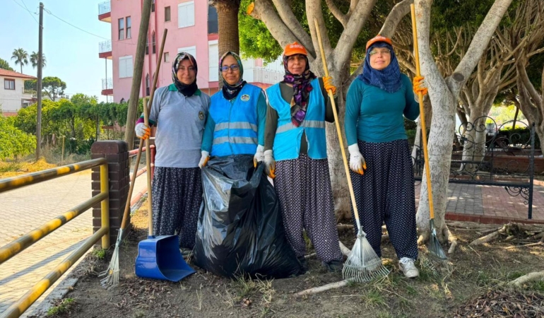 Alanya’da yeşil alanlar kadınlara emanet