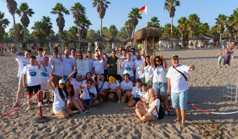 Ürettikleri ilk yerli uydu takip cihazı, caretta carettaya takıldı