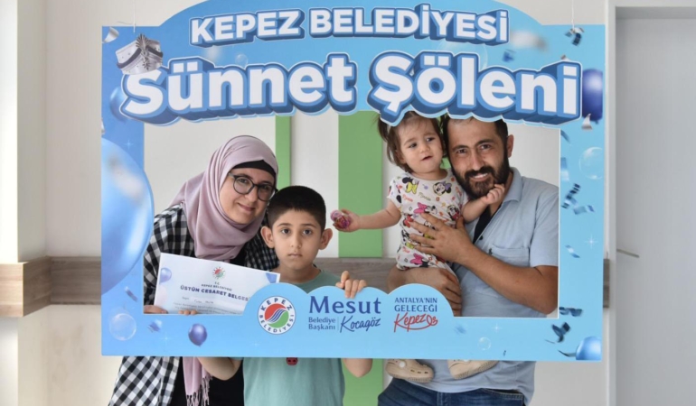 Kepez’de sünnet heyecanı başladı