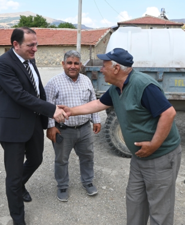 Kaymakam Türker’den köylerde inceleme