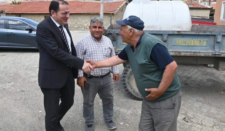 Kaymakam Türker’den köylerde inceleme