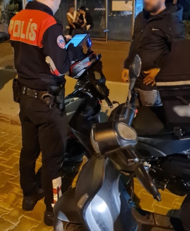 Antalya’da yunus polis denetimi