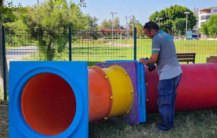 Köpek Eğitim Parkı’na yeni parkurlar