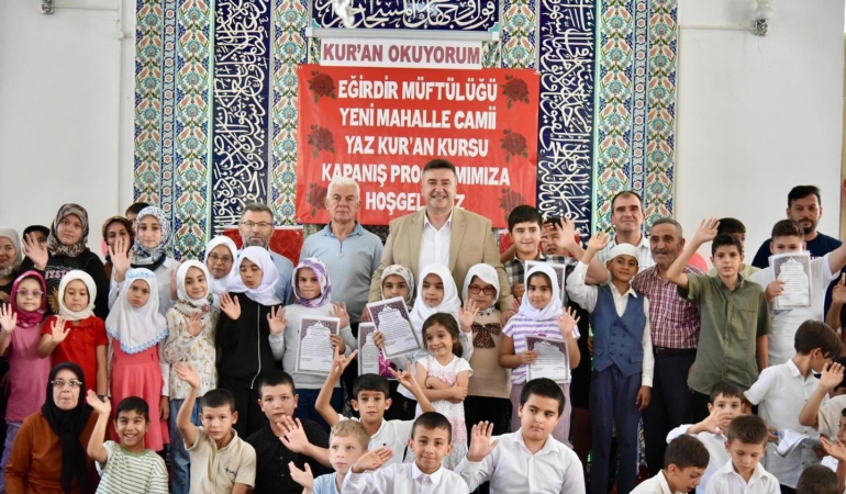 Yaz Kur’an kursları törenle sona erdi