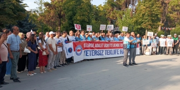 Burdur’da memurlardan eylem