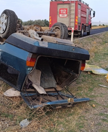 Sandıklı’da kaza: 1 yaralı