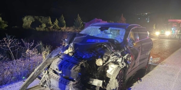 Otomobille traktör çarpıştı: 6 yaralı