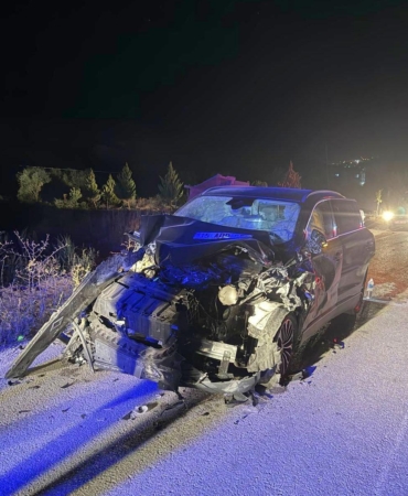 Otomobille traktör çarpıştı: 6 yaralı