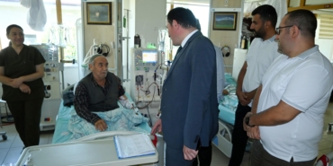 Kaymakam Türker’den hastane ziyareti