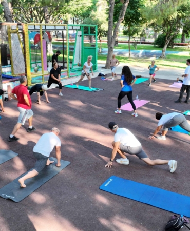 Antalyalılar güne sporla başlıyor