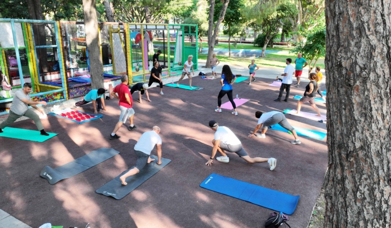 Antalyalılar güne sporla başlıyor