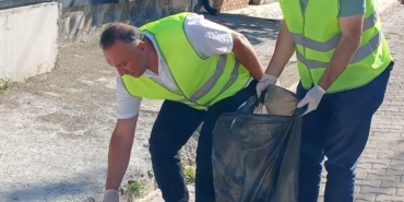 Çay’da çevre temizliği