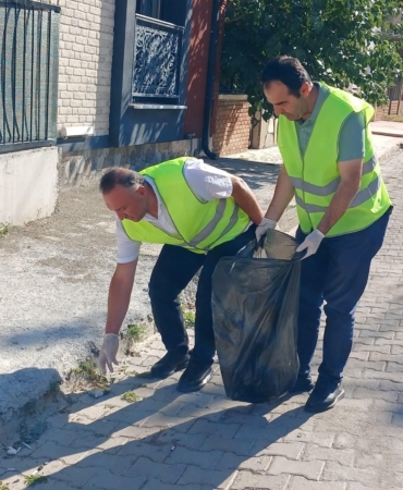 Çay’da çevre temizliği