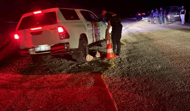 Tartıştığı kişiyi tüfekle öldürüp kaçtı