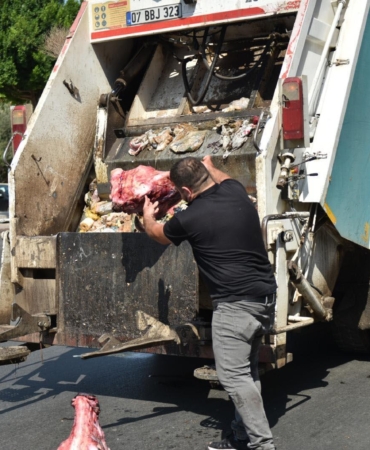 Sağlıksız koşullardaki etlere el konuldu