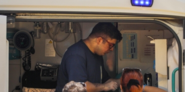 Klima yangınında ev büyük hasar aldı