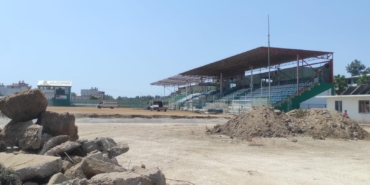 İsmail Ogan Stadyumu’nda tadilat başladı