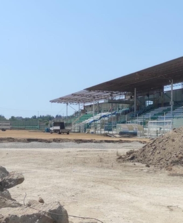 İsmail Ogan Stadyumu’nda tadilat başladı