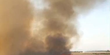 Karamık Gölü’nde yangın