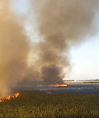 Karamık Gölü’nde yangın