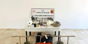 Jandarmadan kaçak kazıya suçüstü