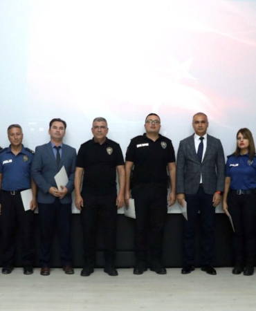 Emniyet personline başarı belgesi