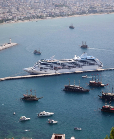 Kruvaziyer turizminde 12 yılın ‘temmuz’ rekoru