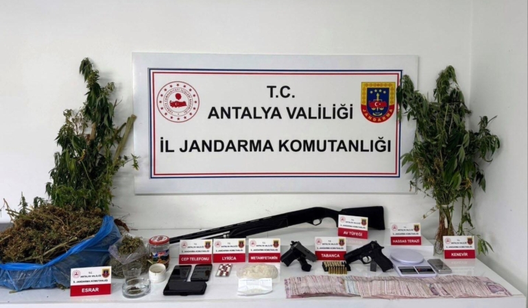 Kepez ve Alanya’da uyuşturucu operasyonu
